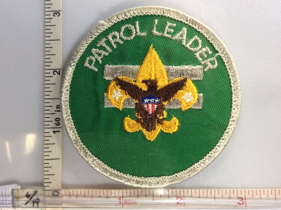 Vintage Patch Boy Scouts America Patrol Leader Wh… - image 1
