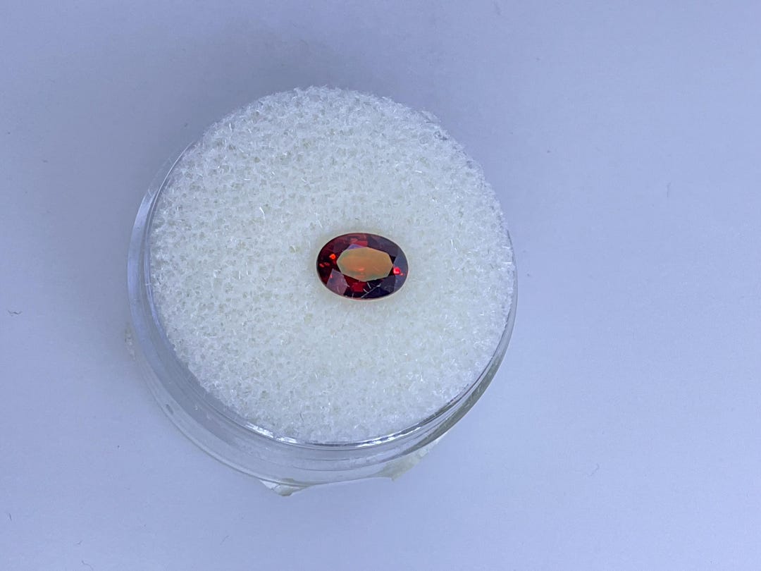 Vintage Gemstone Oval Garnet Stone Supply Used - Etsy