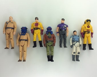 Vintage Lot Of 7 Assorted M A S K Figures Multi Color 1980's Used