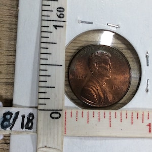 1983 One Cent Coin Money Used Double Die Reverse