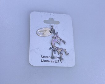 Vintage Pendant Sterling Silver 925 Souvenir Tombstone Arizona Kokopelli Needs-Cleaned Used