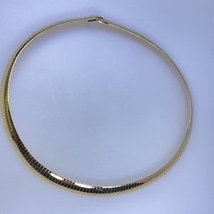 Vintage 20” Necklace Gold Toned Omega Chain Used