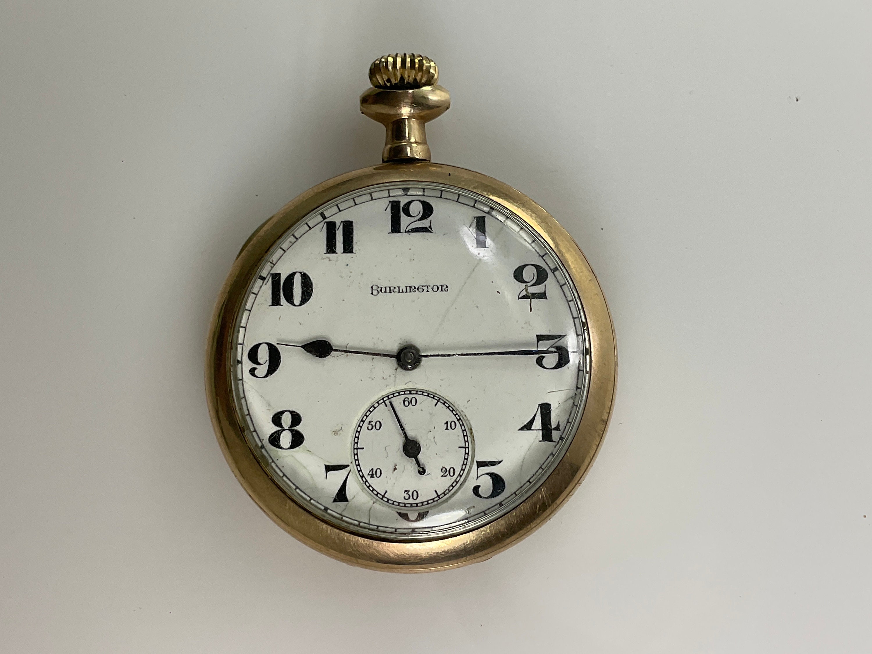 burlington pocket watch