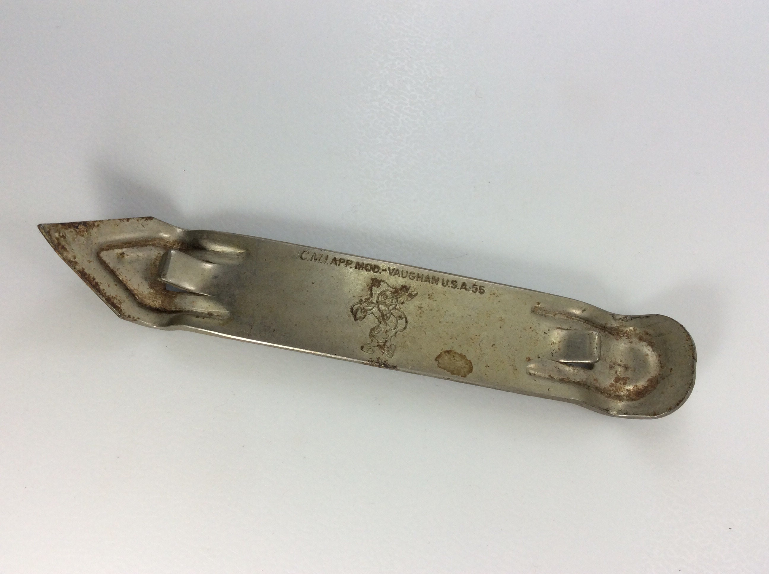 Vintage Bottle Can Opener, Corkscrew VAUGHANS Tempered Tool Steel Made in  USA