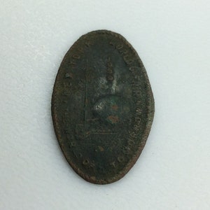 Vintage Souvenir Coin 1939 New York Worlds Fair Corrosion
