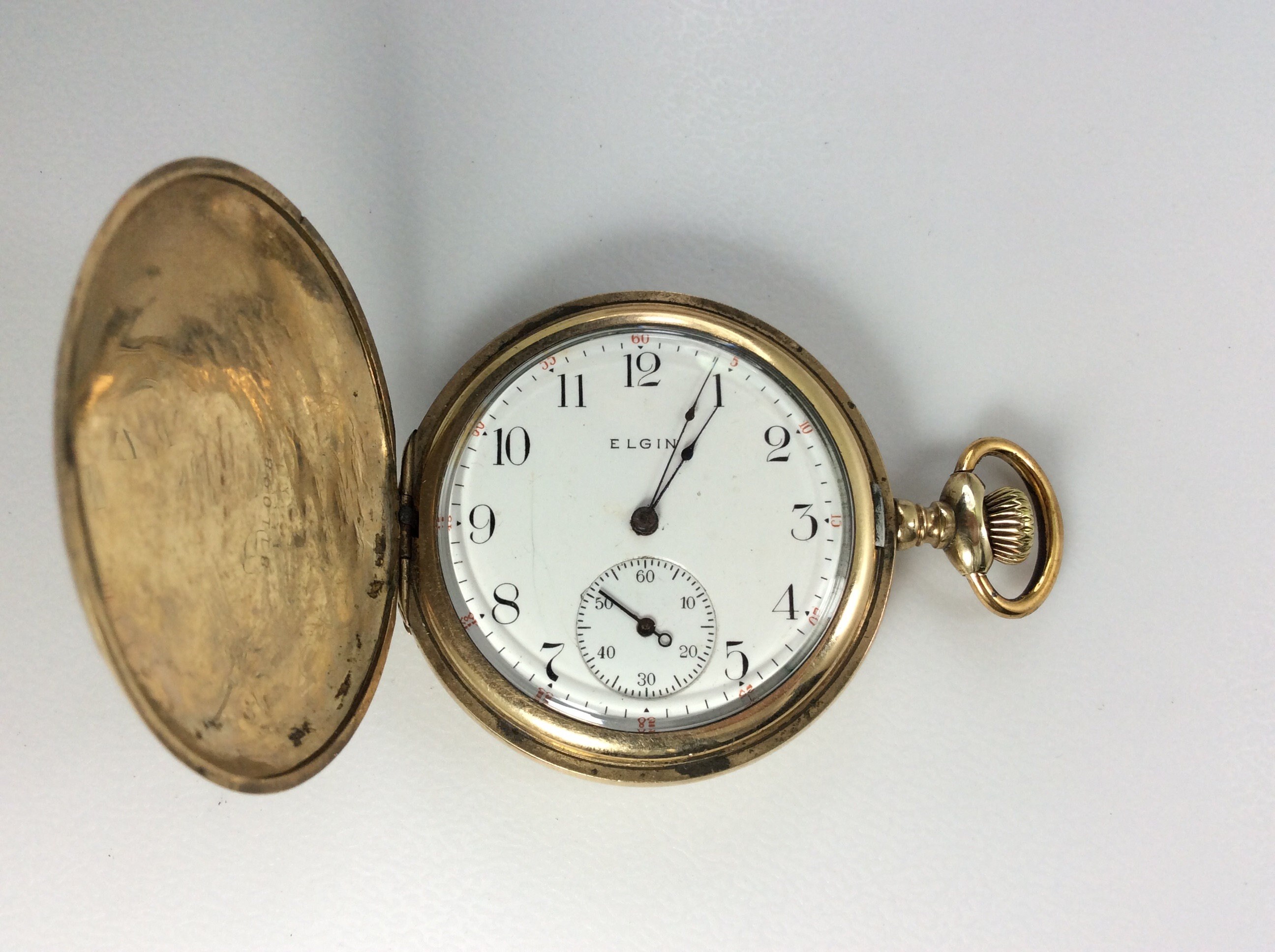 Vintage Elgin Pocket Watch No 14883236 Grade 301 12S 7j Hunter | Etsy Italia