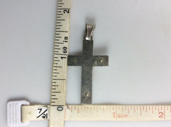 Vintage Pendant Sterling Silver 925 Crucifix Cros… - image 2
