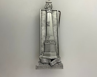 Vintage Collector Ornament Christmas In Franklin 1997 Civil War Monument Franklin Pennsylvania Old Stock
