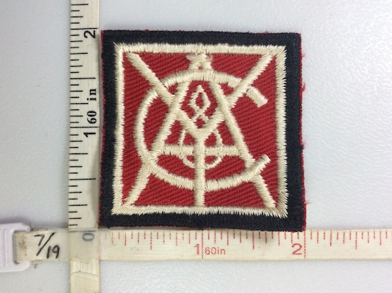 Vintage Patch C Y A Railroad Black White And Red … - image 1