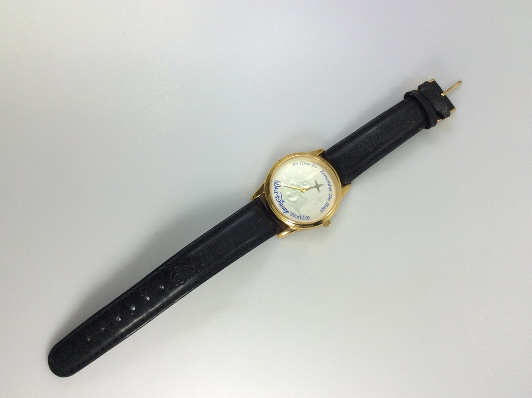 Vintage Walt Disney World Wrist Watch 25th Anniversary It's Time