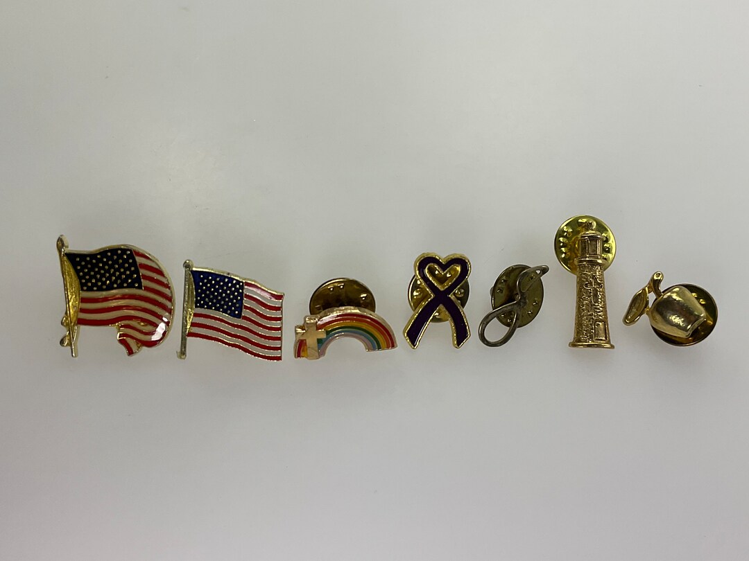 Vintage Lot of 7 Pins Assorted Designs as is Used - Etsy
