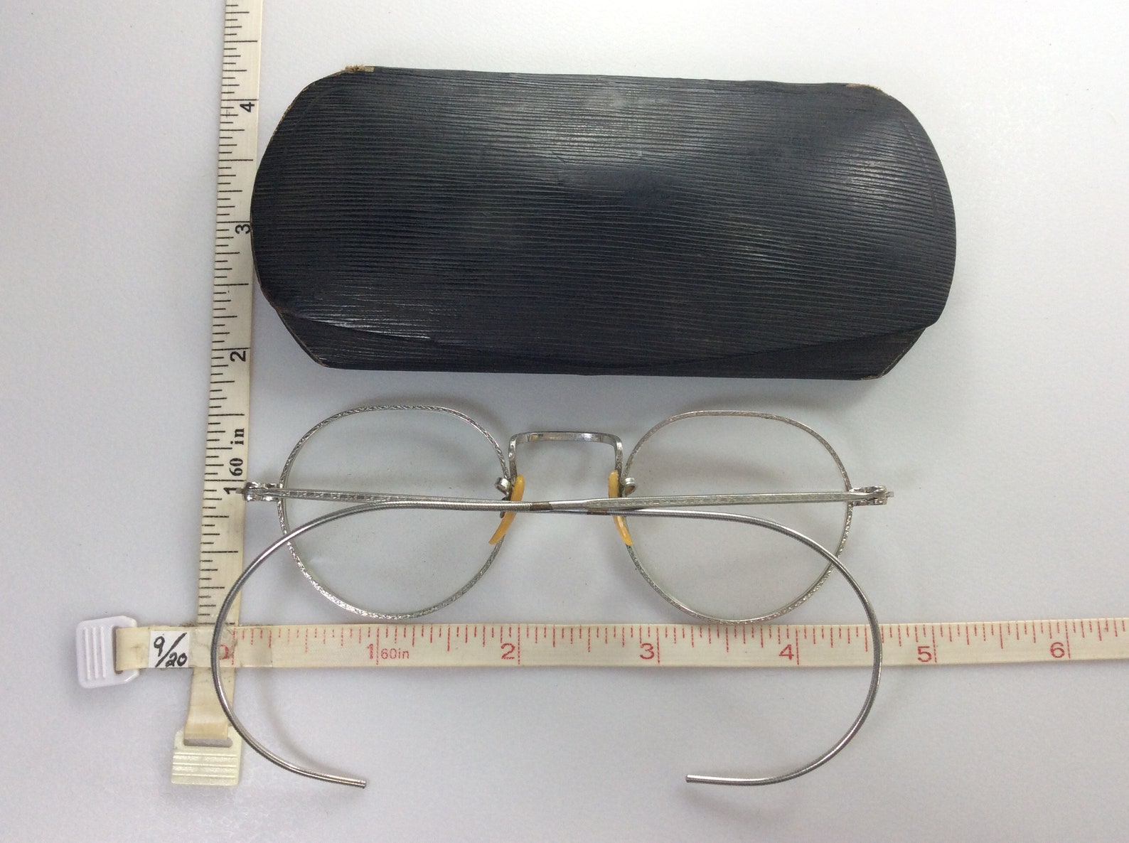 15offSaleEndsTomorrow Vintage Old Eyeglasses Silver Toned In Etsy