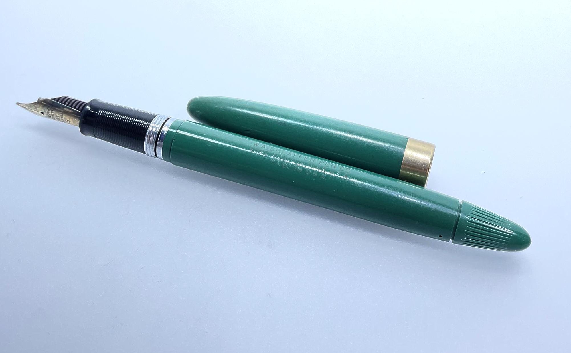 Sheaffer 万年筆 14K 585 インレイニブ グリーン