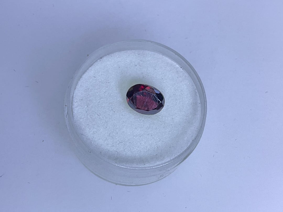 Vintage Gemstone Oval Garnet Stone Supply Used - Etsy