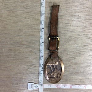 Vintage Brass Keychain Euclid Anderson Equipment Bridgeville Clearfield Pa Used