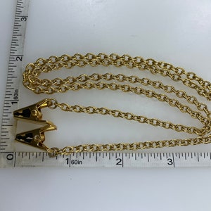 Vintage Eyeglasses Chain Gold Toned 24 Used image 2