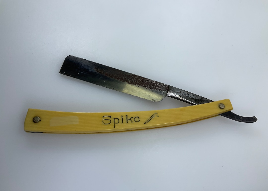 Vintage Union Cutlery Straight Razor Spike Blonde Used Etsy