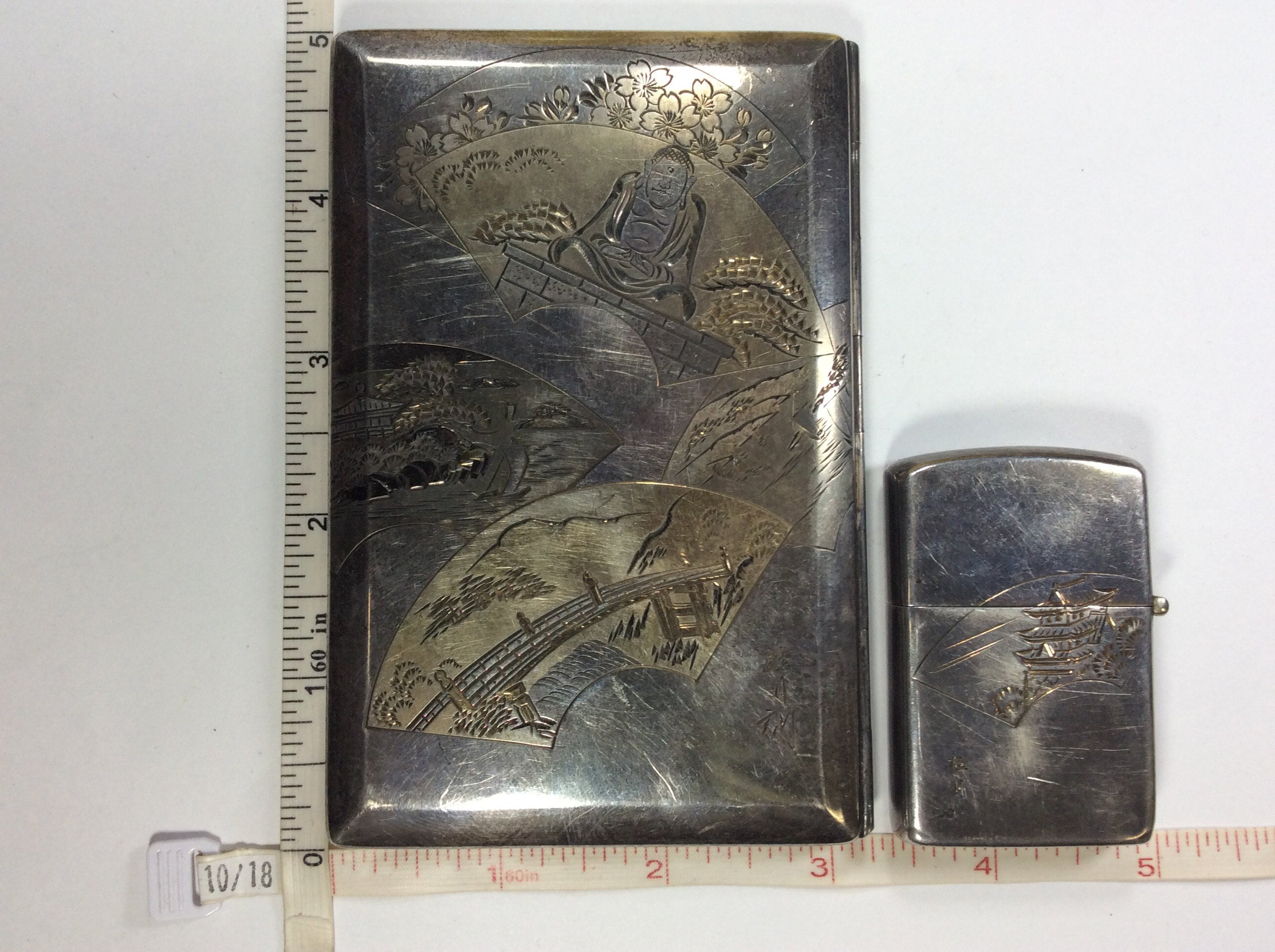 超特価セール開催！！ Vintage 1937-1950 950 Sterling Silver Cigarette Case and 金属工芸
