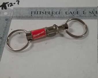 Vintage used snap on key ring