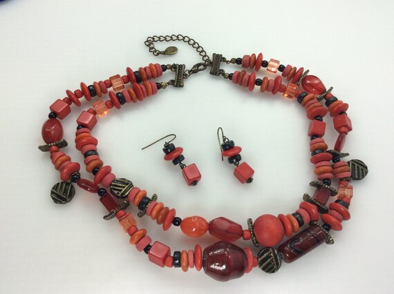 Bijoux terner hotsell necklace and earrings