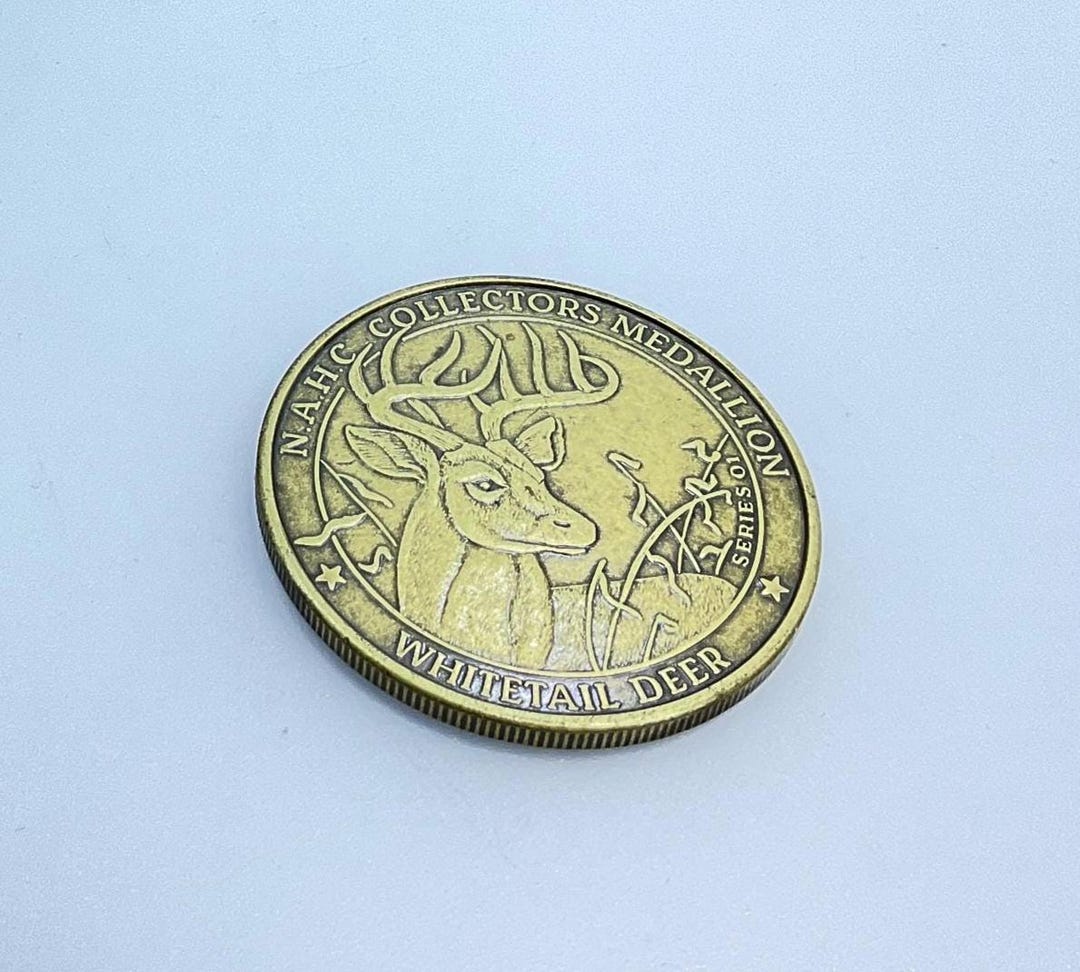 Vintage N A H C Collectors Medallion Whitetail Deer Used - Etsy