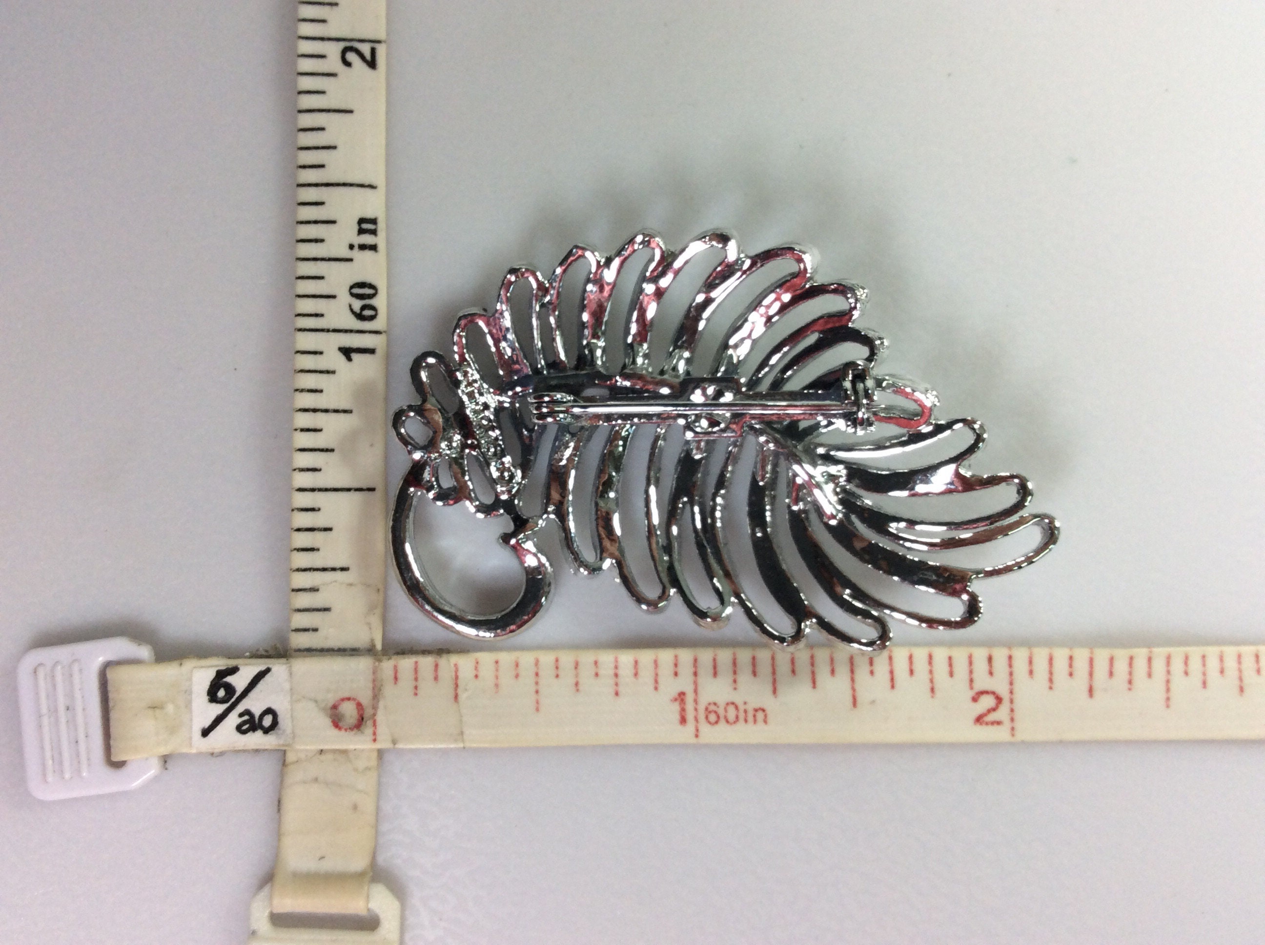 Vintage Gerry s Pin Brooch Silver Toned Leaf Used Etsy Singapore