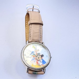 Disney‎ Mickey Mouse Ice Crystal Bezel Watch ULTRA RARE MCK712 Vintage Disney Watch with Clear Stones - MCK712 - Singapore  main image 4