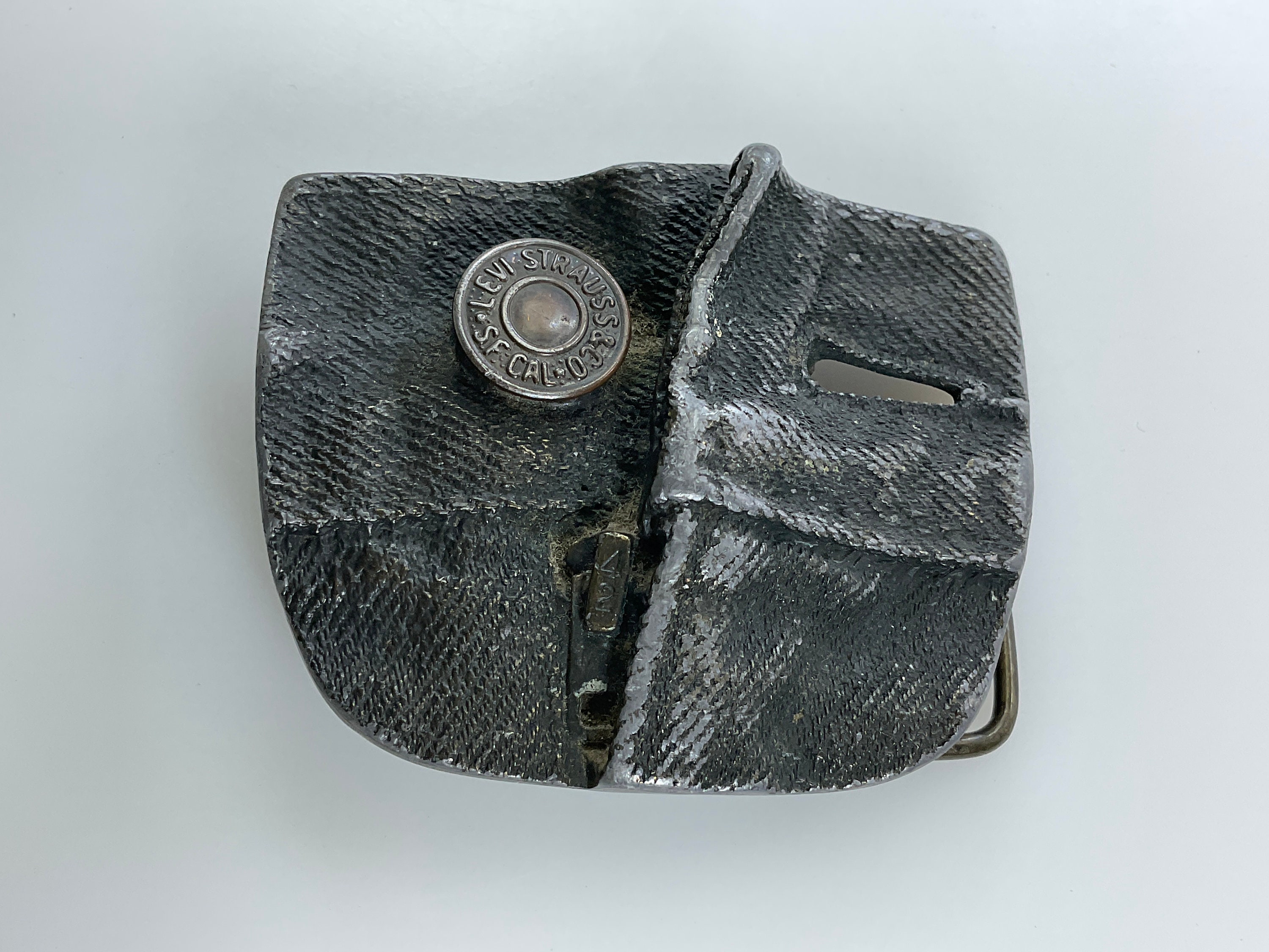 Vintage Levi Strauss Belt Buckle Jeans Design Needs Cleaned - Etsy