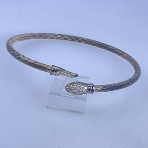 Vintage Silver Snake Bracelets - Etsy
