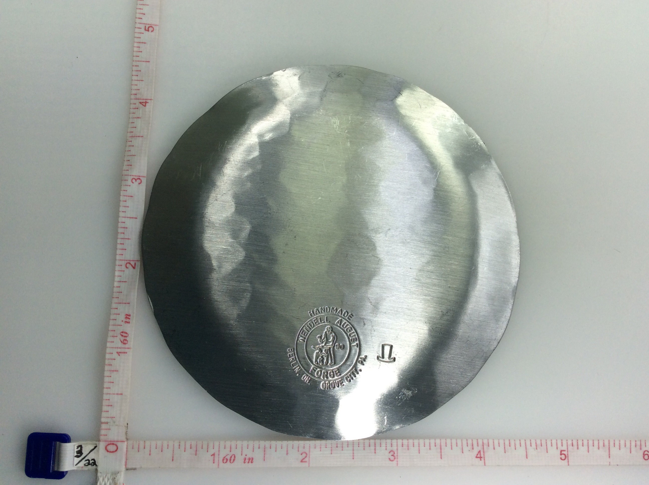 Vintage Wendell August Forge Aluminum Collector Plate Christmas