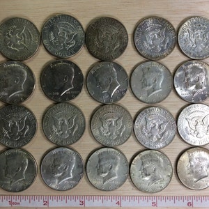 1965 - 1970 40 Percent Silver Kennedy Half Dollars "Random One Coin our Pick"
