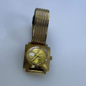 Rare Vtg 50s Ladies Kronotron Electra 360 Watch Mechanical Wind Running Vtg Kronatron Electra 360 Unbreakable Spring Hand Wind  main image 2