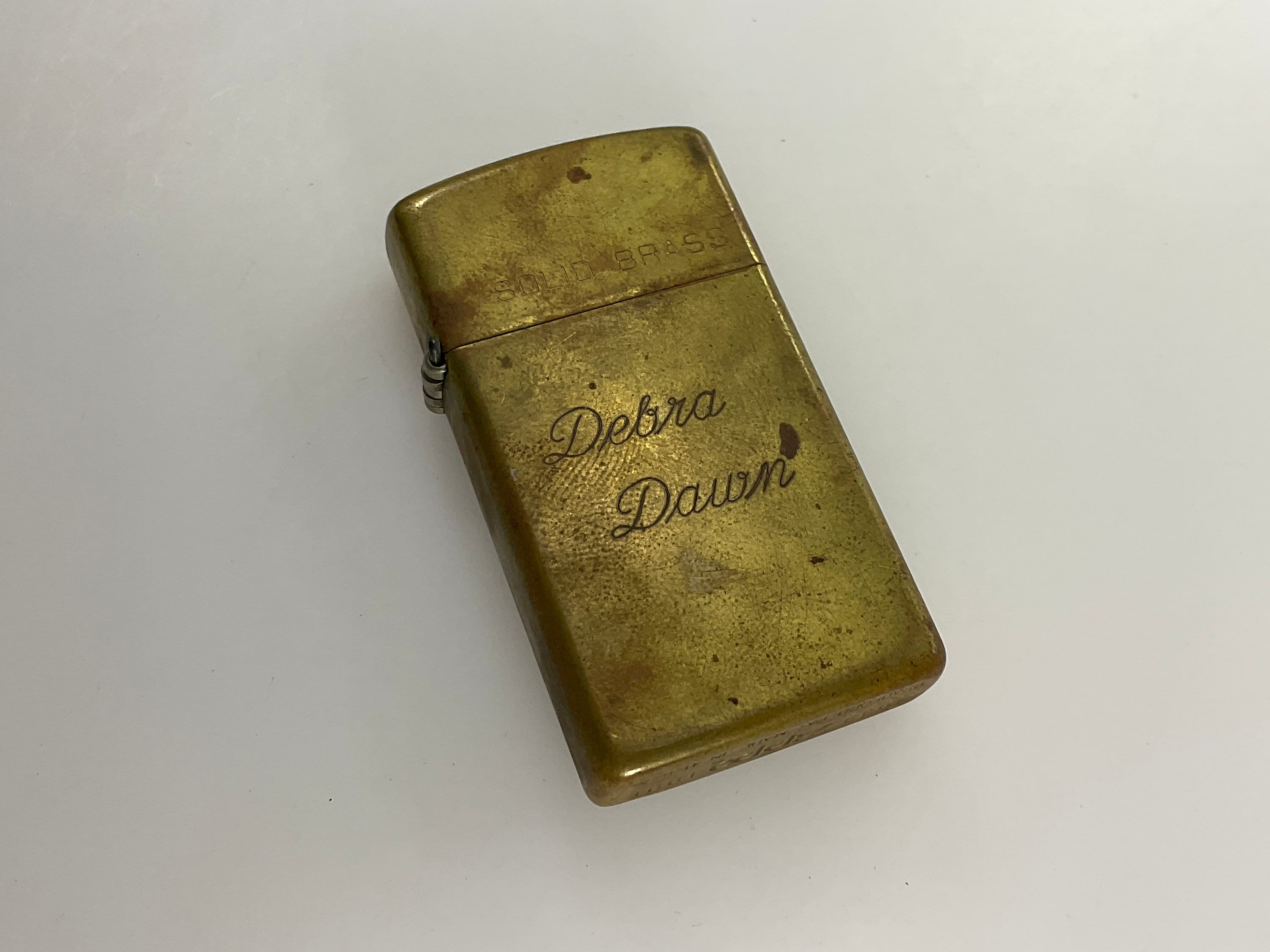 Brass Zippo Vintage - Etsy