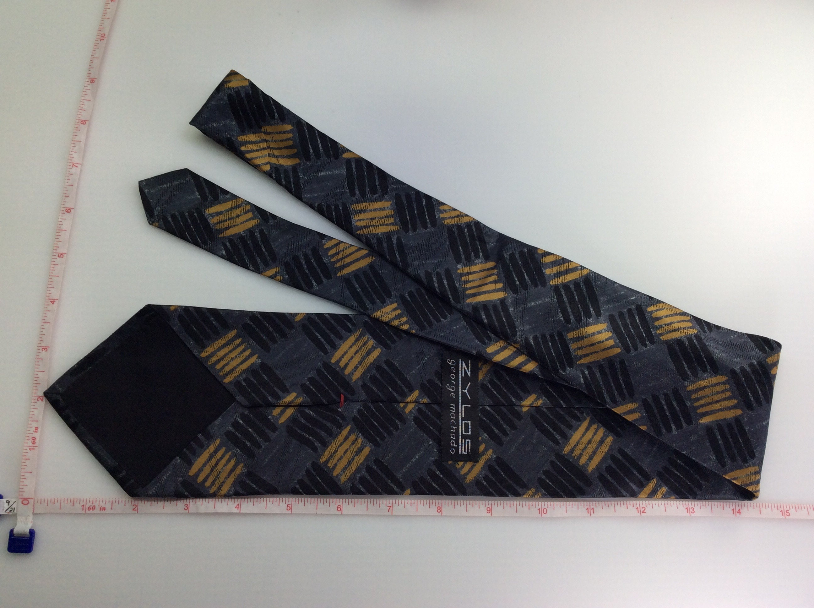 Tangerine Tie with Tower Logo