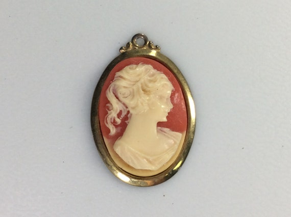 Pendant with woman's profile sale