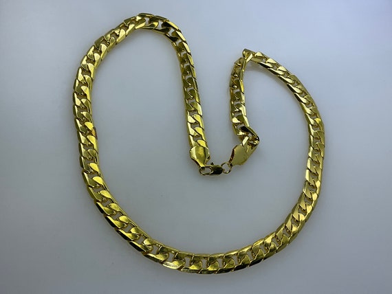 Vintage 23” Necklace Gold Toned Chain Used - image 1