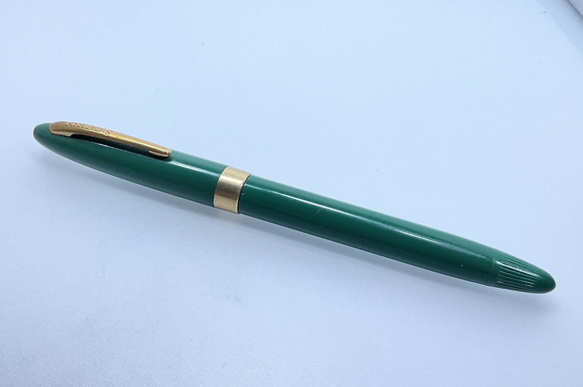 Vintage Green Sheaffer Fountain Pen 14k Nib as is Untested Used - Etsy