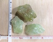 One Green Calcite Rough Stone Picture For Reference Only Our Pick Used