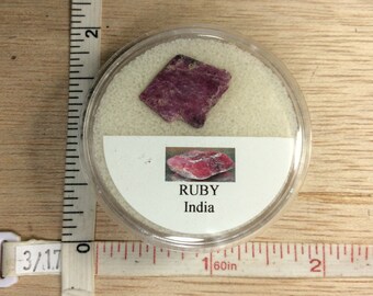 Vintage India Ruby Stone Specimen Used Lot AG