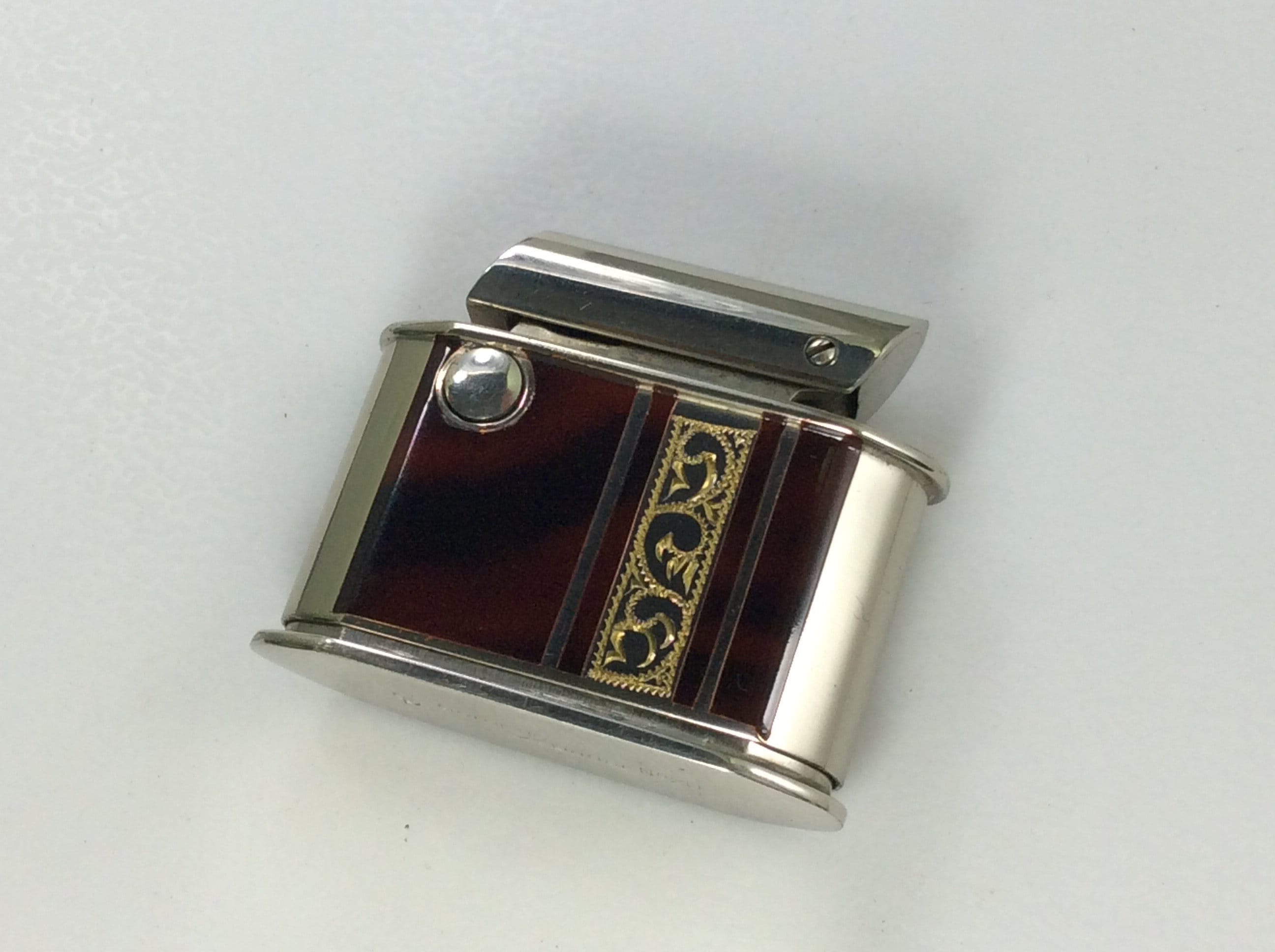 Vintage Garantie Zunder Lighter No 20 Push Button Fire