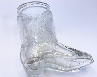Vintage Jim Bean Boot Shot Glass Used