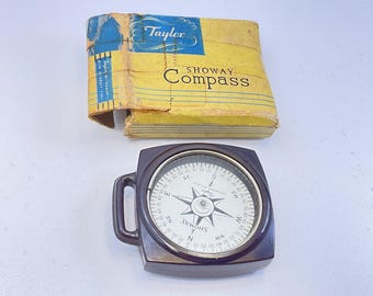 Vintage Taylor Showay Compass Used