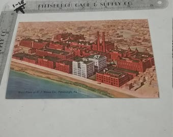 Vintage  Heinz Buildings Postcard