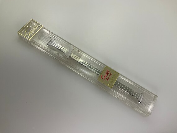 Vintage Speidel Watch Band Silver Toned Twist o flex Old Stock
