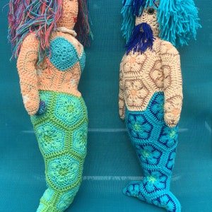 Arista the African Flower Mermaid Crochet Pattern PDF only image 2