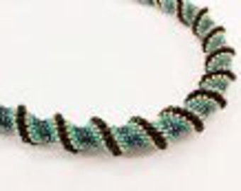 Celini Spiral beading pattern beading tutorial beading tutorials beading patterns