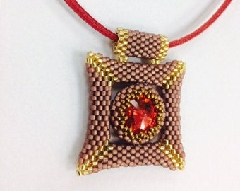 Roberta Geometric Fädelanleitung Anhänger Perlenanleitung zum Downloaden