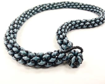 SuperDuo Touwketting Kralenpatroon Fototutorials Kralenpatronen