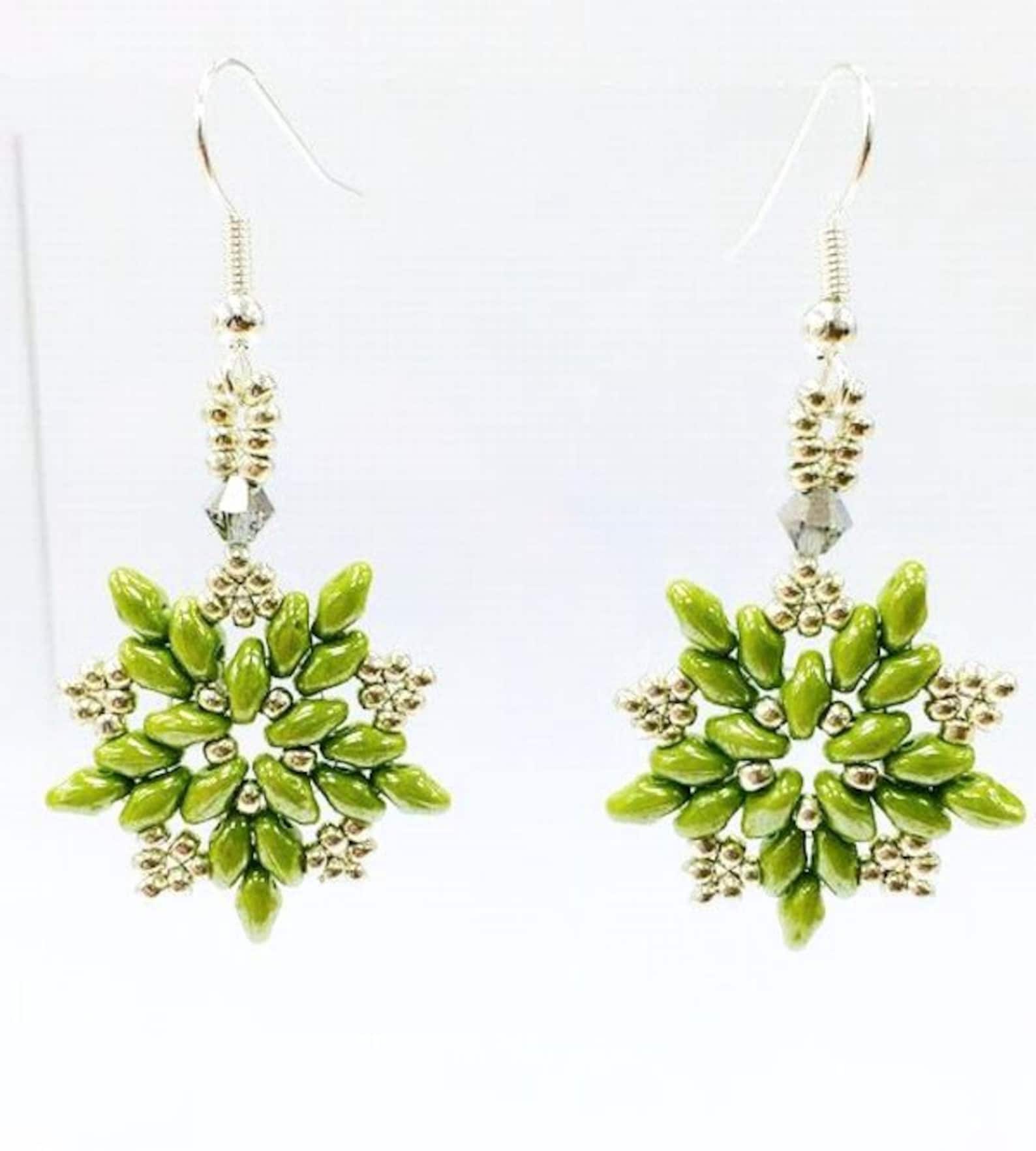 Star Beading Pattern Beading Tutorial Superduo Bead Patterns Etsy