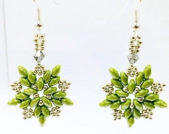 Superduo Perlenmuster Anleitung zum Perlensticken